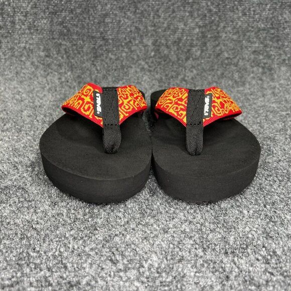 Teva Sandals Women's 6 Red Vintage Toe Post Platform Beach Athletic Flip Flops - Picture 2 of 13